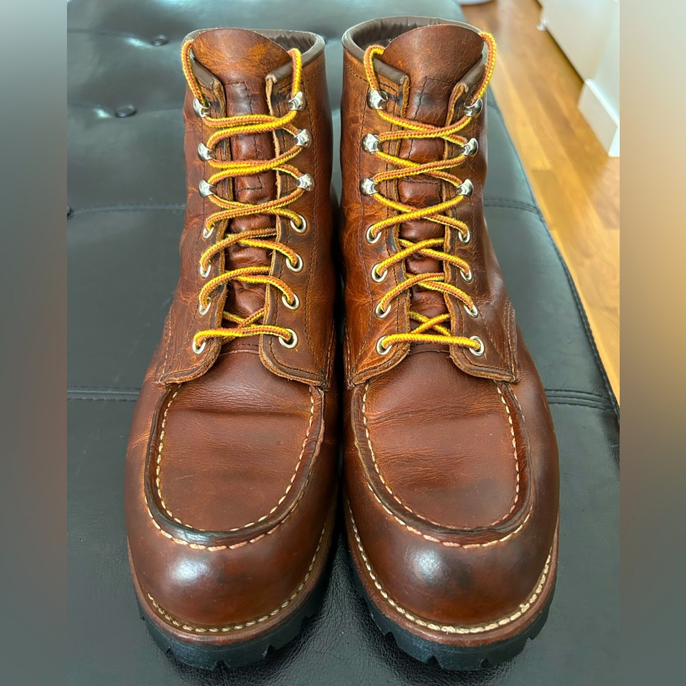 Red Wing Roughneck Boots in Brown